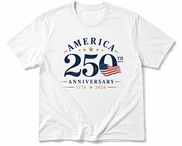America 250th Anniversary White T-Shirt